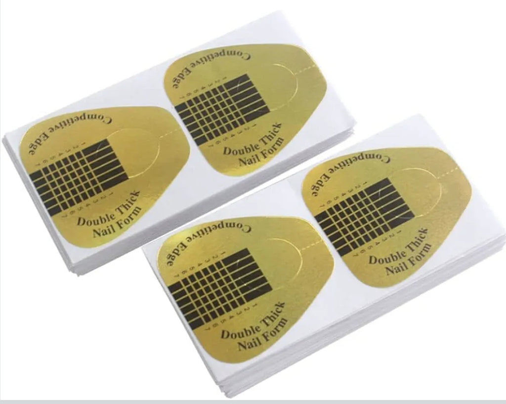 50pcs Acrylic Nail Forms Sticker