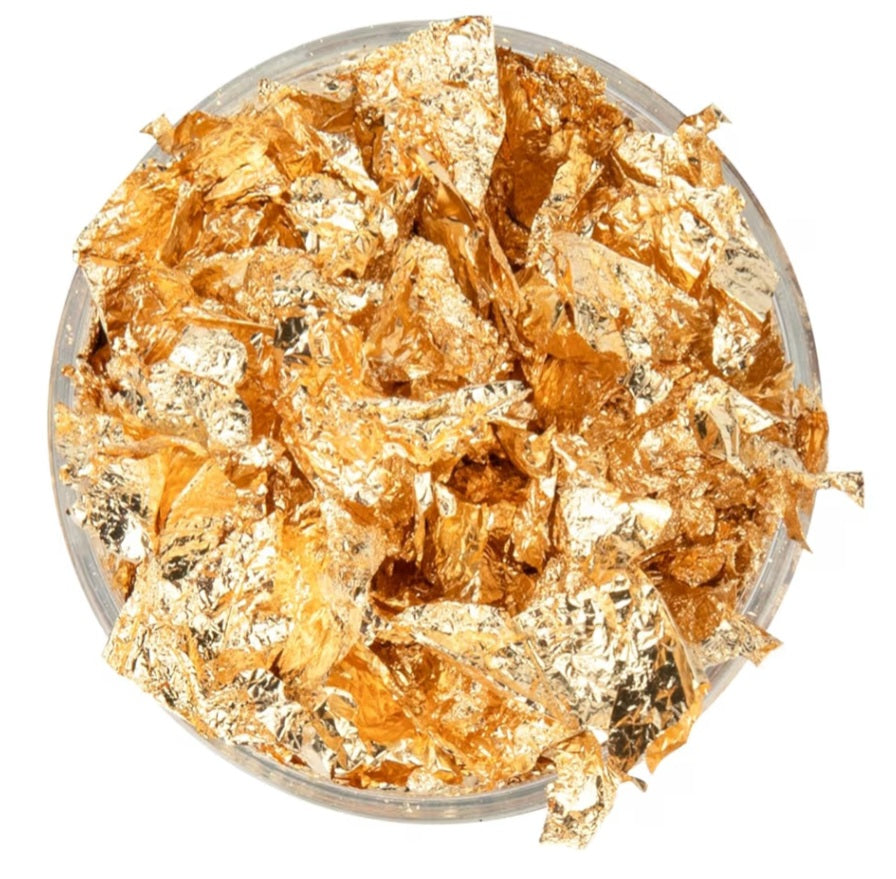 3 Piece (Gold, Rose, Sliver) Nail Flakes