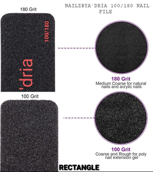 100/180 Nailzbyadria Nail File