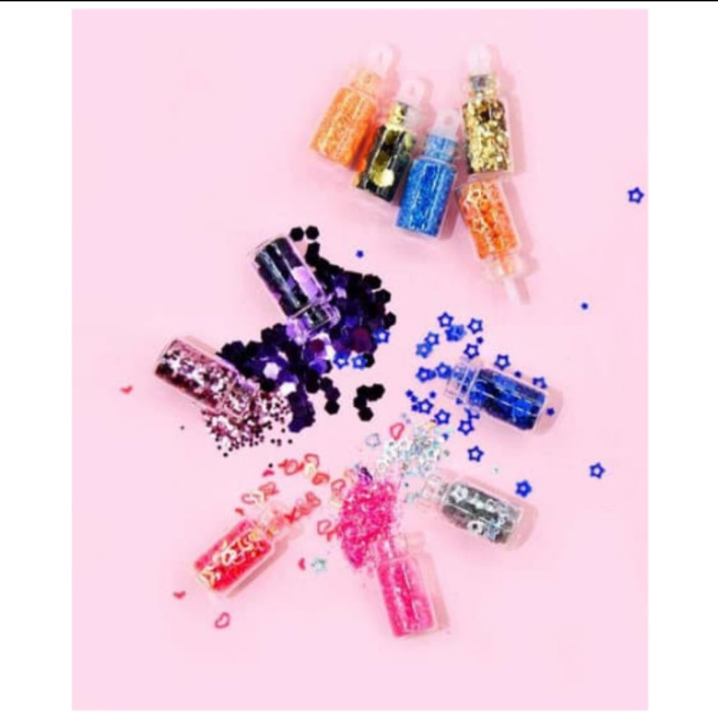 48 Nail Love Glitter Art Accessories Sequin Set