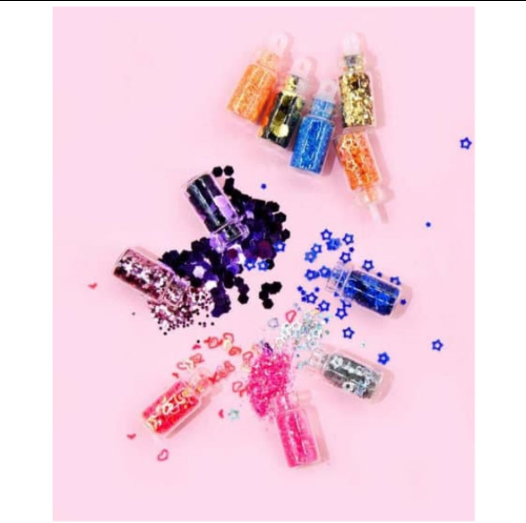 48 Nail Love Glitter Art Accessories Sequin Set