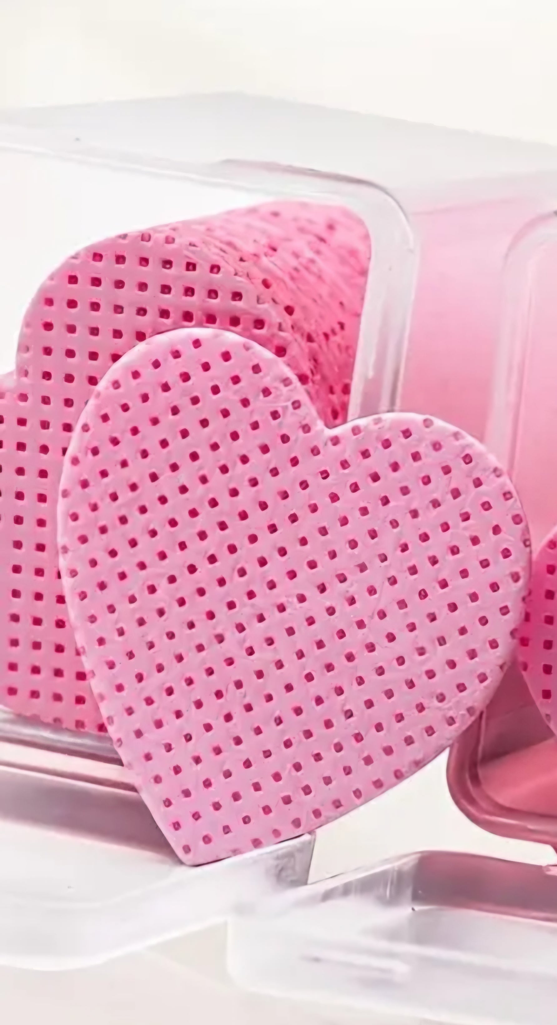 50pcs Heart Shaped Lint-Free Nail Wipes