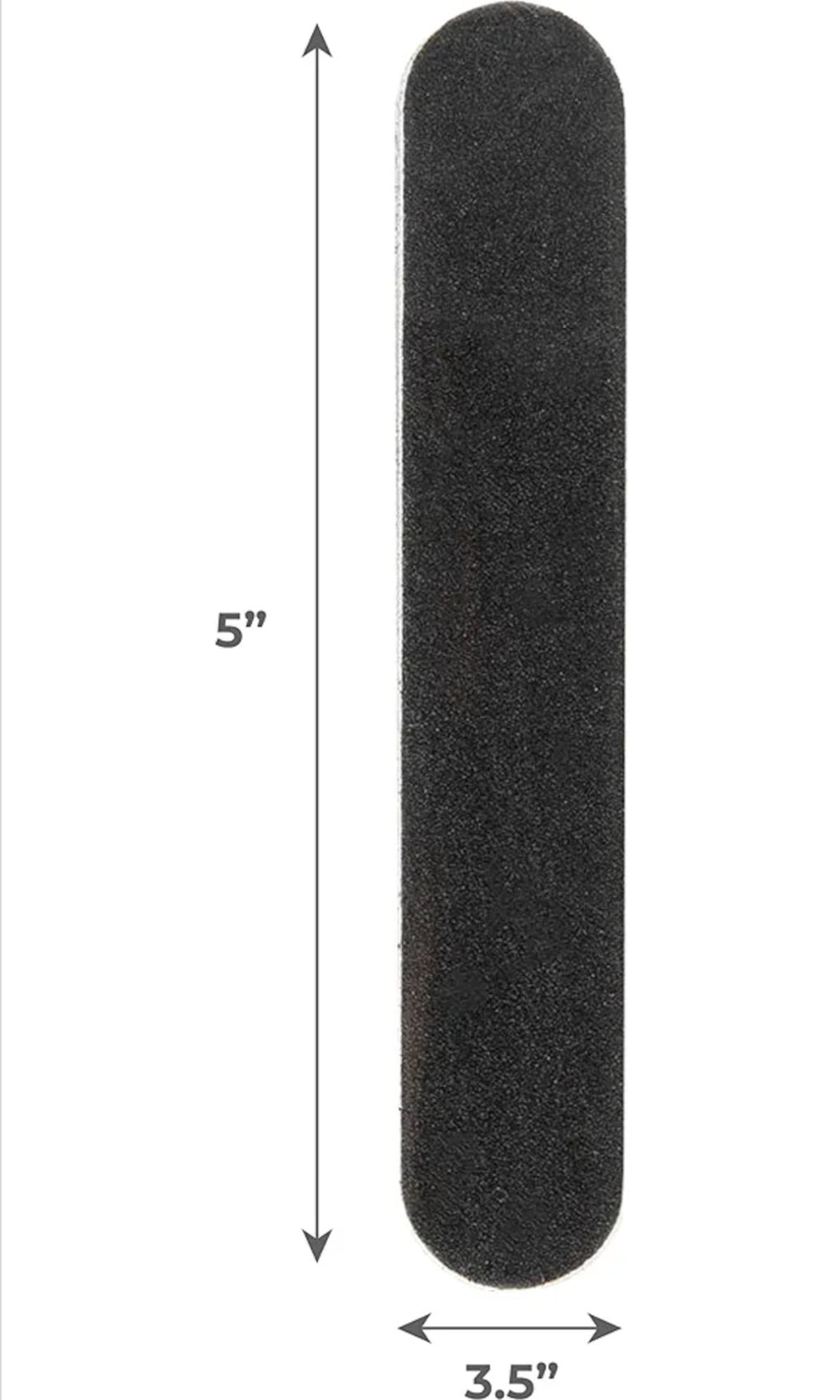 4pcs Mini 100/180 Black Nail File