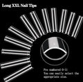 120pcs XXXL Square Extra Long C Curve Nail Tips