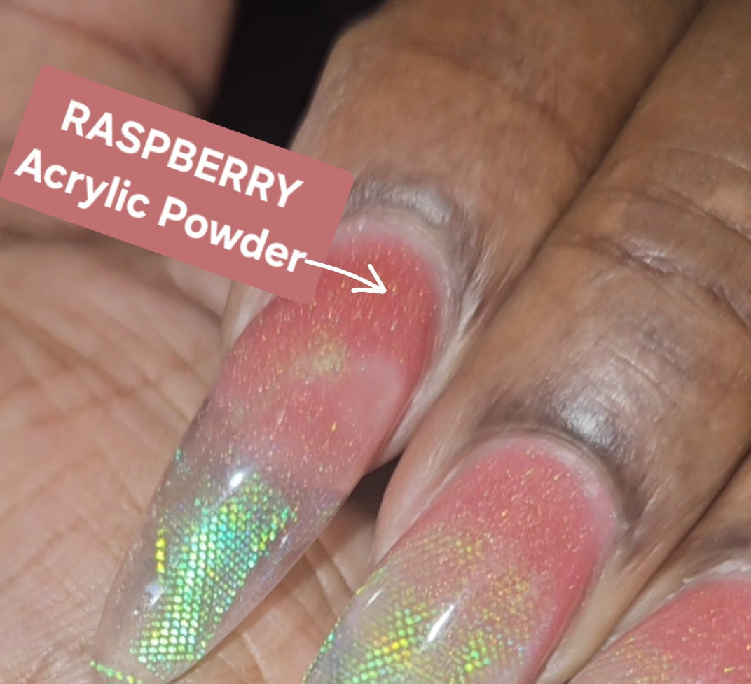 Raspberry 2oz Acrylic Powder